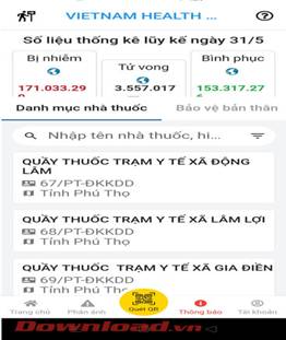 <p><strong>Bước 6:</strong> Để cập nhật thông tin về tình hình dịch bệnh Covid-19 trong nước và thế